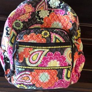 Vera Bradley floral book bag